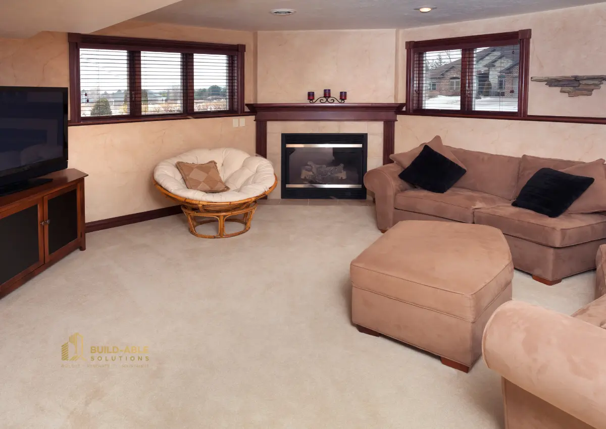 Finished interior illustrating coordinated renovation details