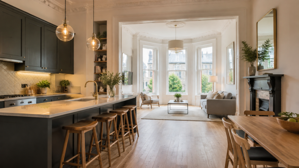 Home renovation project in Edinburgh
